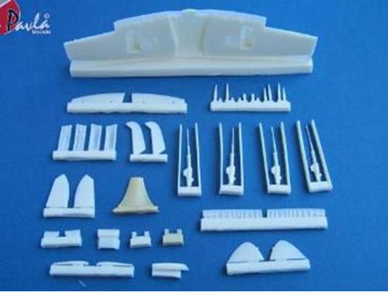 Supermarine Spitfire MKVc wing set, Control Surfaces and armament U72-51