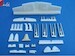 Supermarine Spitfire MKVc wing set, Control Surfaces and armament PAVU7251