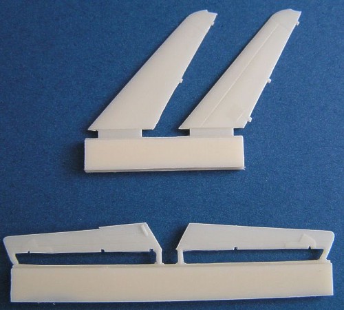 Mikoyan MiG15 Horisontal tailplanes (Hobby boss)  U72101