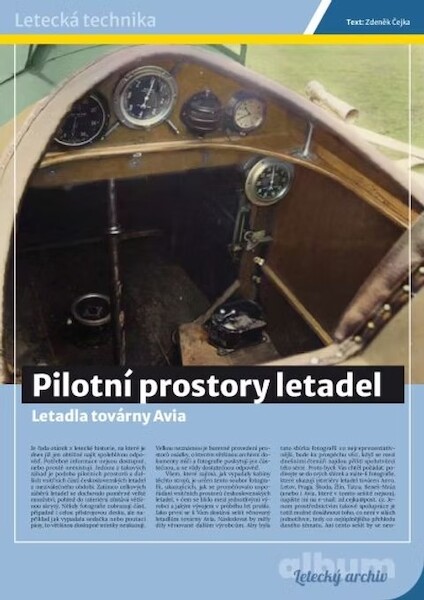 Aircraft cockpits - Aircraft of the Avia factory  AL-LA01