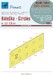 Universal masking stencil : Circles 2,0-2,9mm M00013