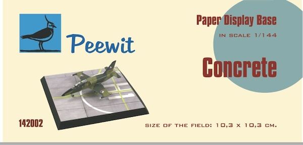 Paper display base 10,3x10,3 cm (Concrete)  M142002