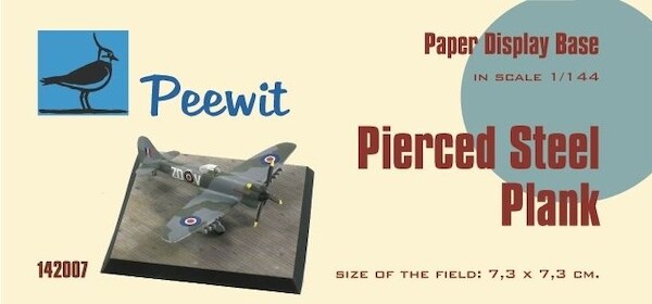 Paper display base 7,3x7,3 cm (Pierced Steel plates (PSP) M142007