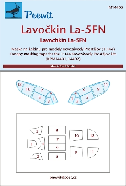 Lavochin La5 Canopy masking (Kovosavody)  M144003
