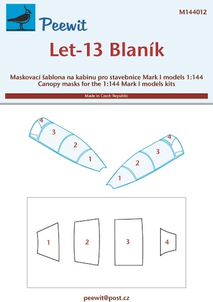 L13 Blanik  Canopy Mask (Mark 1)  m144012