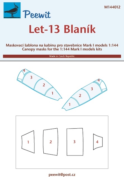 L13 Blanik Canopy Mask (Mark 1) m144012