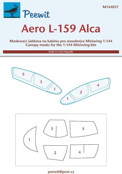 Aero L159 Alca Canopy masking (Miniwings)  M144017