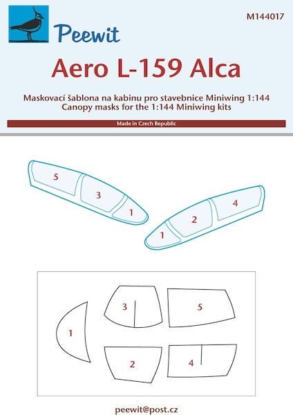 Aero L159 Alca Canopy masking (Miniwings) M144017