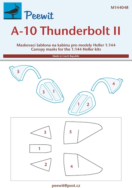 A10 Thunderbolt II Canopy mask (Heller) M144048