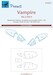 De Havilland Vampire FB5/FB9 Canopy mask (Airfix) M48026