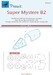 Super Mystere B2  Canopy and wheel mask (Azur/Special Hobby irfix) M48027