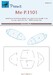 Messerschmitt P1101 Canopy mask (RS Models) M48034