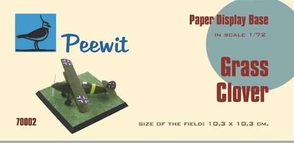 Paper display base 10,3x10,3 cm (Grass Clover) M70002