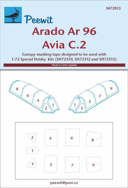 Avia C2/Arado Ar96 Canopy masking (Special Hobby) M72013