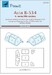 Avia B-534, 4. verze Canopy masking (RS Models) M72024