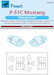 North American P51B/C Mustang "Malcolm Hood" Canopy masking (KP Models) M72029