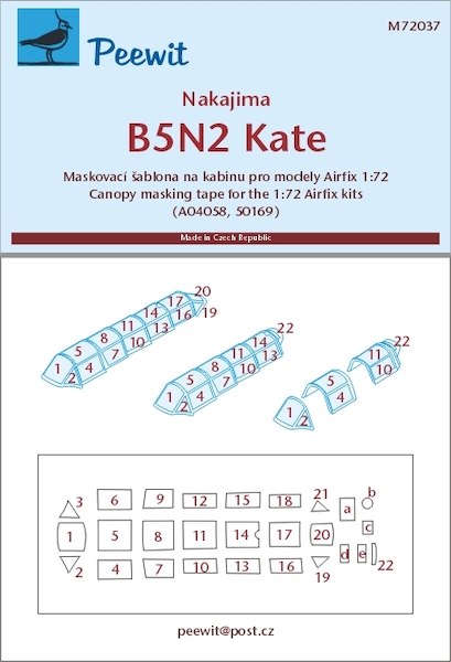 B5N-2 Kate masking (Airfix) M72037