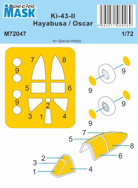 Ki-43-II Hayabusa 'Oscar"MASK (Special Hobby)  M72047