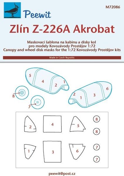 Zlín Z-226A Akrobat Mask (KPM) M72086