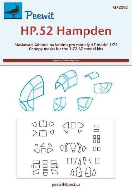 Handley page HP.52 Hampden Mask (AZ)  M72092