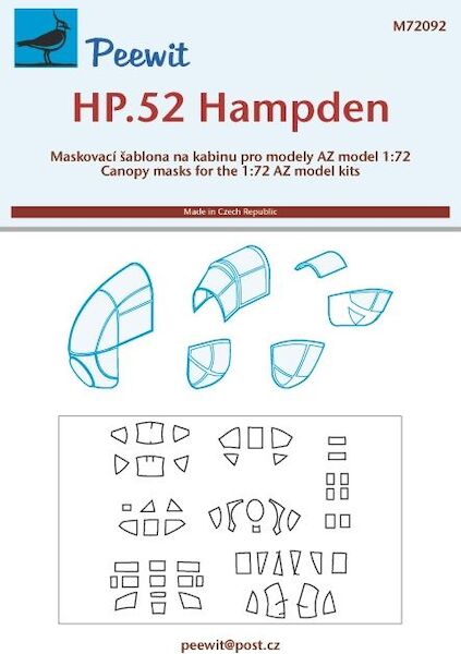 Handley page HP.52 Hampden Mask (AZ) M72092
