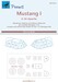 North American A36 Apache / P51 Mustang canopy and wheels masking (Brengun) M72154