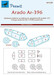 Arado Ar396 / SIPA 10  Canopy masking (RS Models) M72189