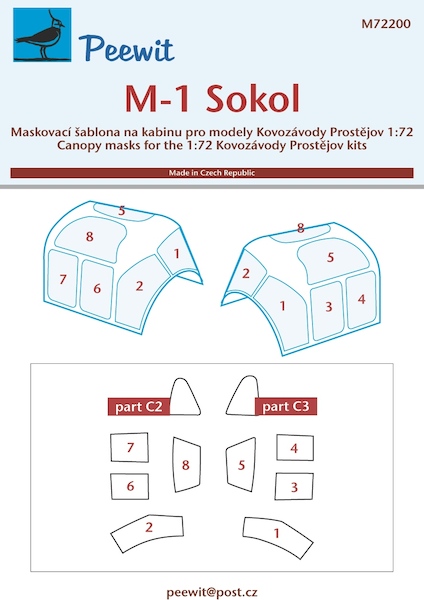 M1 Sokol Canopy masking (KP) M72200