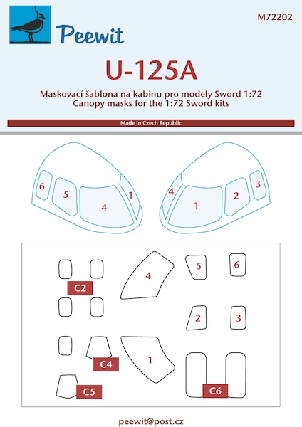 U125A Canopy masking (Sword) M72202