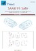 Saab 91 Safir Canopy masking (Heller) M72206