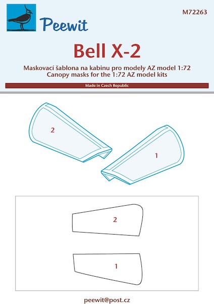 Bell X2a  Canopy mask (AZ Models)  M72263