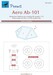 Aero Ab101 Canopy and wheel mask (RS Models) M72270