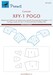 Convair XFY-1 Pogo Canopy mask (KP Models) M72276
