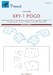Convair XFY-1 Pogo Canopy mask (KP Models) M72276