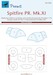 Supermarine Spitfire PR Mk.XI Canopy and wheel mask (KP Models) M72300