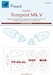 Hawker Tempest MKV Canopy and wheel mask (Airfix) M72301