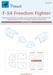 F5A Freedom Fighter Canopy and wheel masks (Italeri, ESCI, Revell) BACK IN STOCK M72309