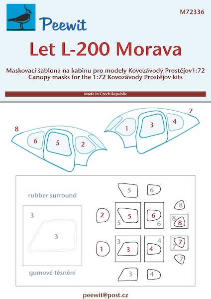 LET L200 Morava Canopy mask (AZ Models)  M72336