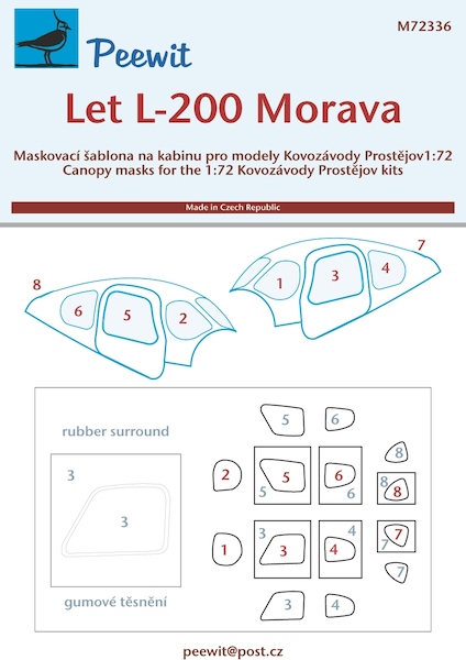 LET L200 Morava Canopy mask (AZ Models) M72336