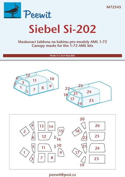 Siebel Si202 Canopy mask (AML) M72345