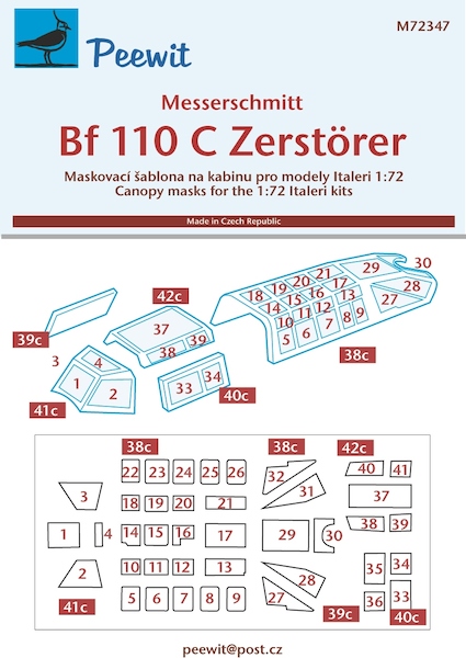 Messerschmitt BF110C Zerstörer (Italeri)) M72347