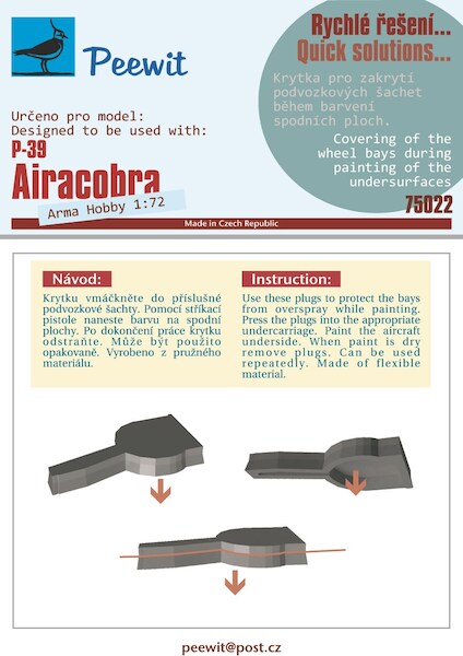 Plastic Paint masks P39 Airacobra (Arma Hobby)  M75022