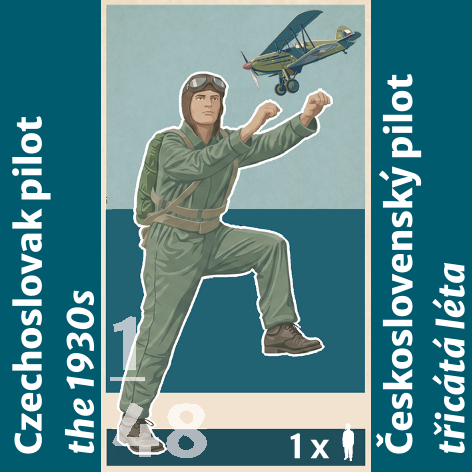 Czechoslovak Pilot in 1930 (1 figure)  PEW46002