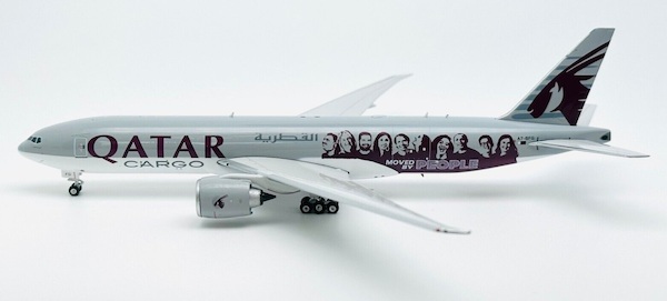 Boeing 777-200 Qatar Cargo 'Moved by people' A7-BFG 04475