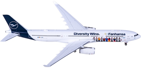 Airbus A330-300 Lufthansa Fanhansa "Diversity Wins." D-AIKQ 04498