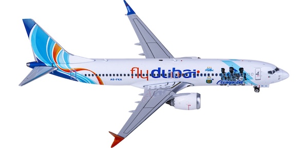 Boeing 737 MAX 8 FlyDubai "Argentina Campeón" A6-FKA 04501