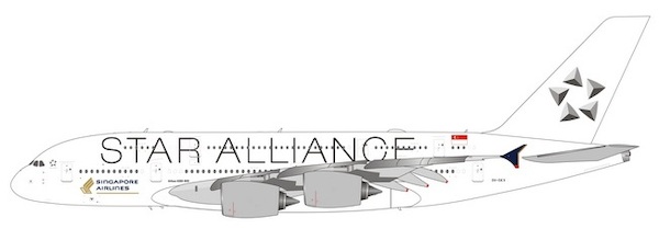 Airbus A380-800 Singapore Airlines Star Alliance 9V-SKX 04513