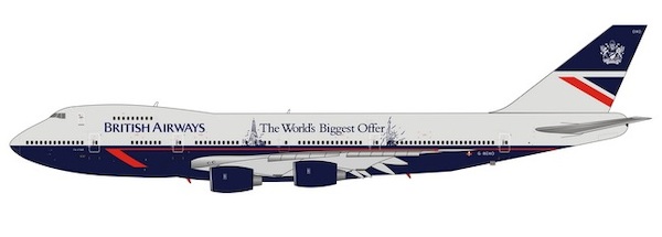 Boeing 747-200 British Airways The World's Biggest offer G-BDXO 04520