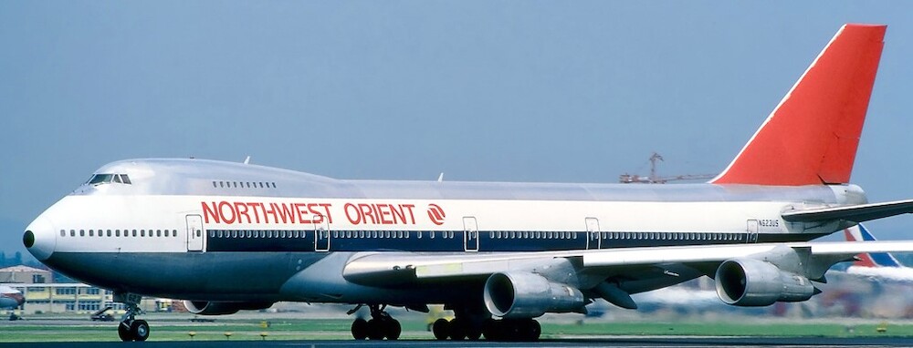 Phoenix-models 04594 Boeing 747-200 Northwest Airlines N623US Pol