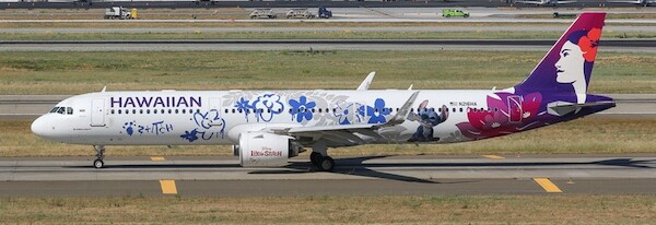 Airbus A321neo Hawaiian Air Lilo & Stitch N216HA 04658